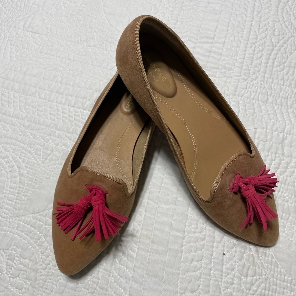 Hush Puppies Women's Sadie Tassel Slipon Loafer‎ Flat, Size 7